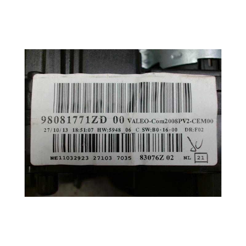 BLOC COMMODOS PEUGEOT 208