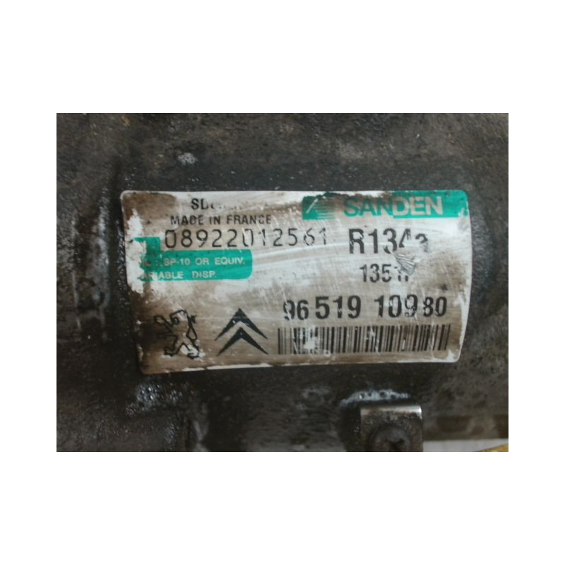 COMPRESSEUR AIR CONDITIONNE PEUGEOT 307 2005-2007