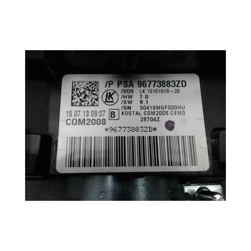BLOC COMMODOS CITROEN DS3 2009-
