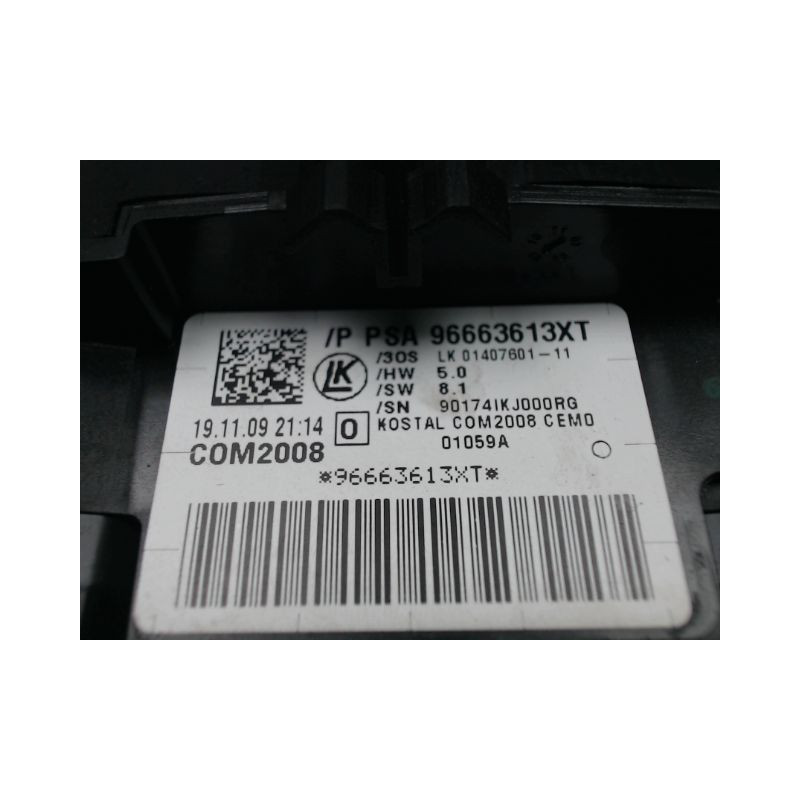 BLOC COMMODOS PEUGEOT 5008 2009-