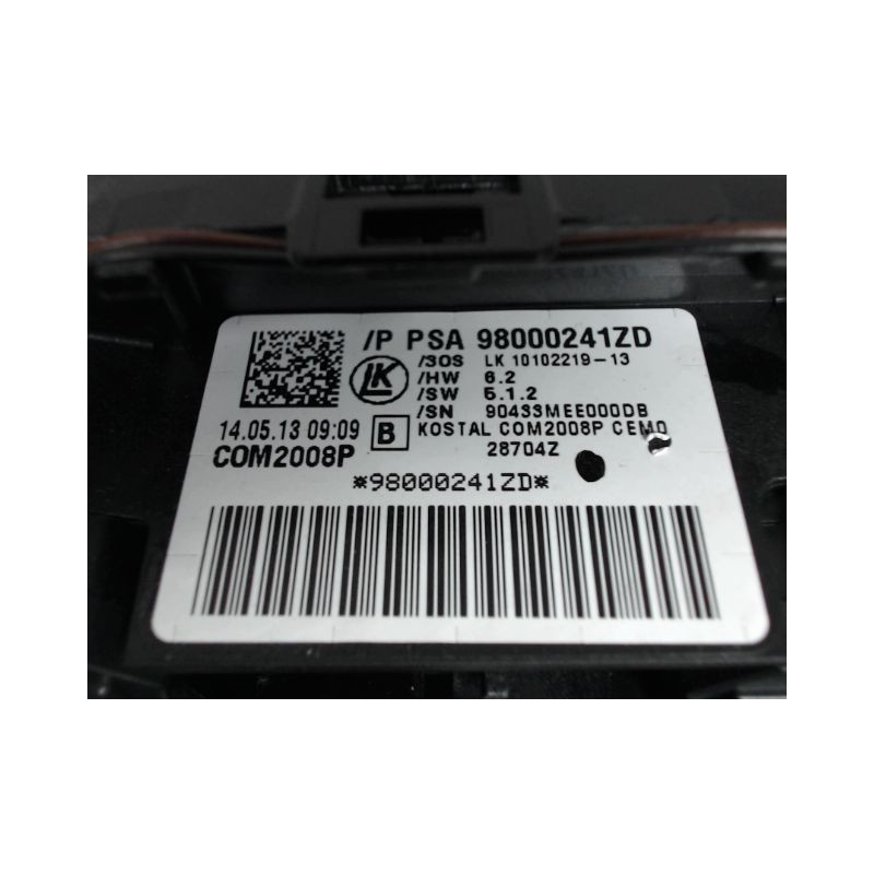 BLOC COMMODOS PEUGEOT 508 2010-