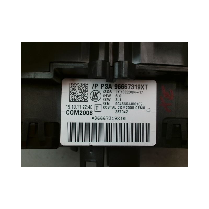 BLOC COMMODOS PEUGEOT 5008 MONOSP. I Phase 1 2009-2013