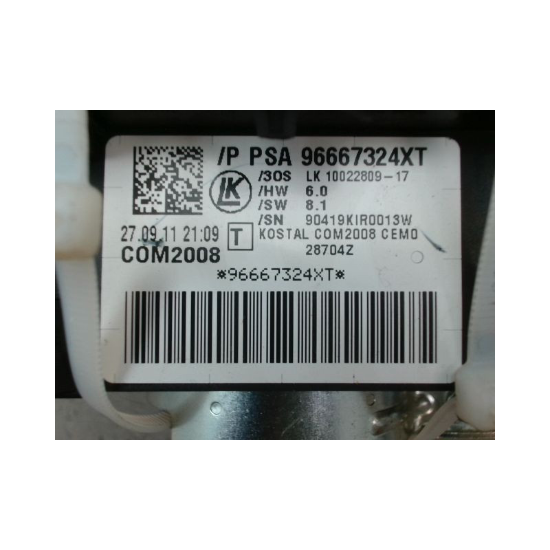 BLOC COMMODOS CITROEN C3 II Phase 1 (A51) 2009-2013