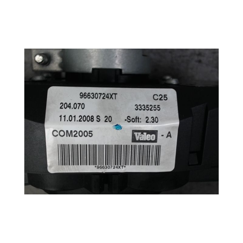 BLOC COMMODOS PEUGEOT 207 3P