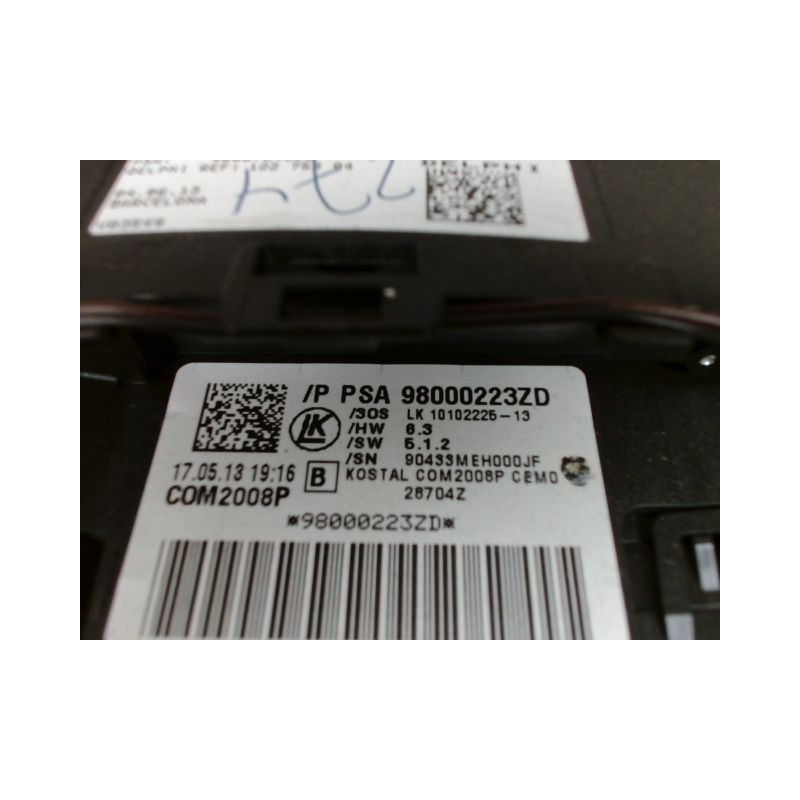BLOC COMMODOS CITROEN C4 2010-