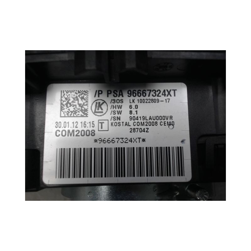 BLOC COMMODOS CITROEN C3 2009-