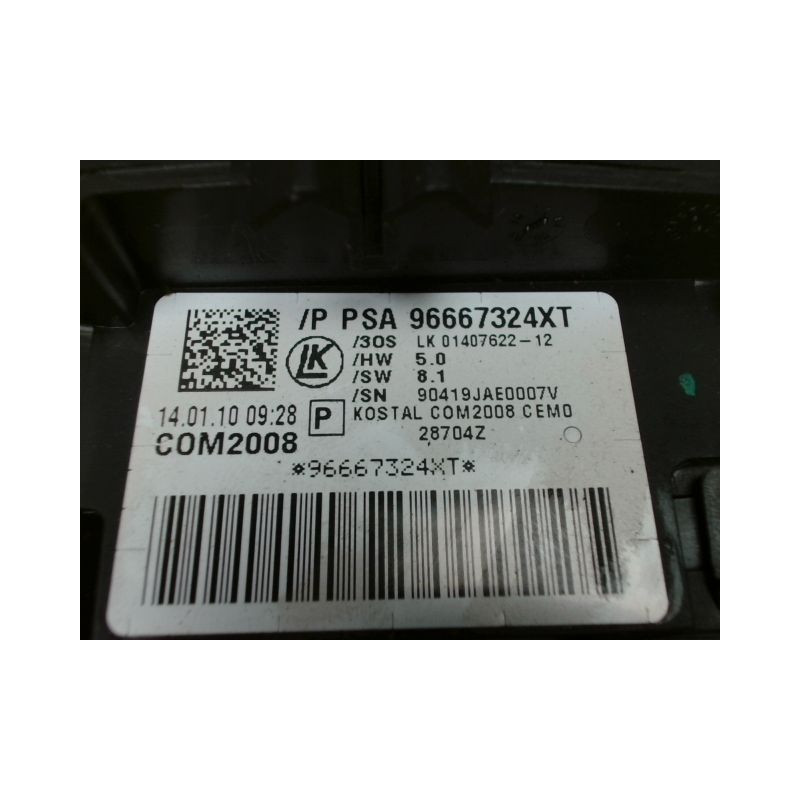 BLOC COMMODOS CITROEN C3 2009-