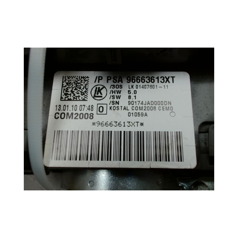 BLOC COMMODOS PEUGEOT 3008 2009-