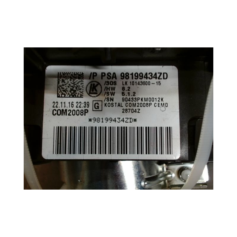 BLOC COMMODOS PEUGEOT 508