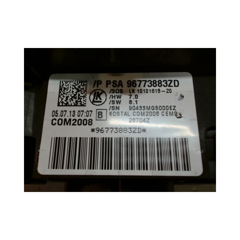 BLOC COMMODOS CITROEN DS3 2009-