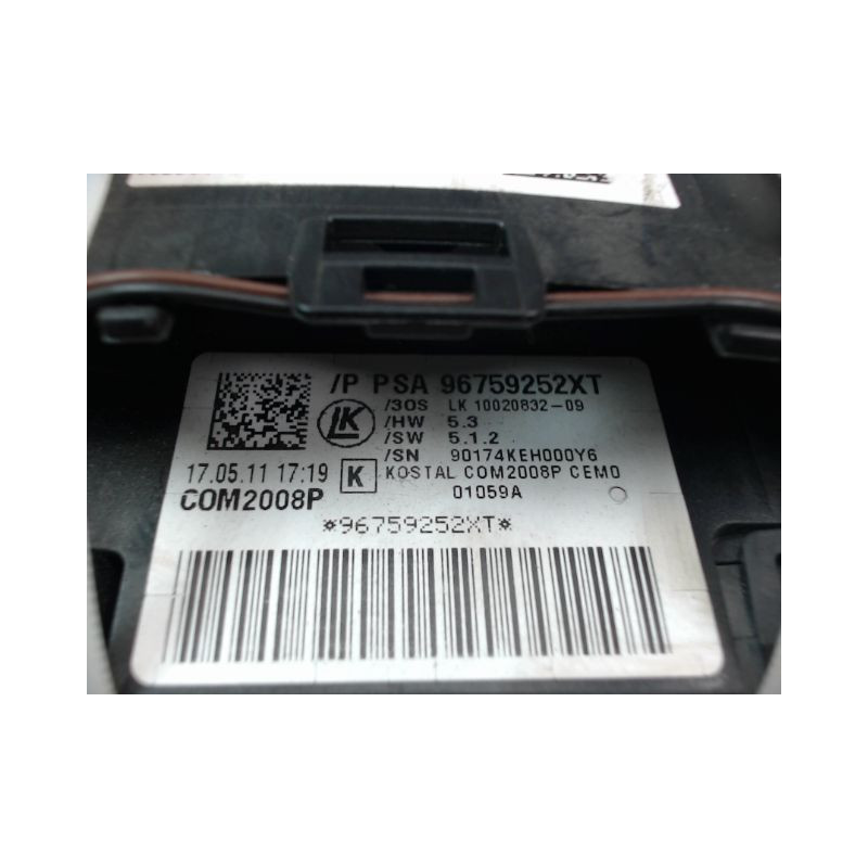 BLOC COMMODOS CITROEN DS4 Phase 1 (B75) 2011-...