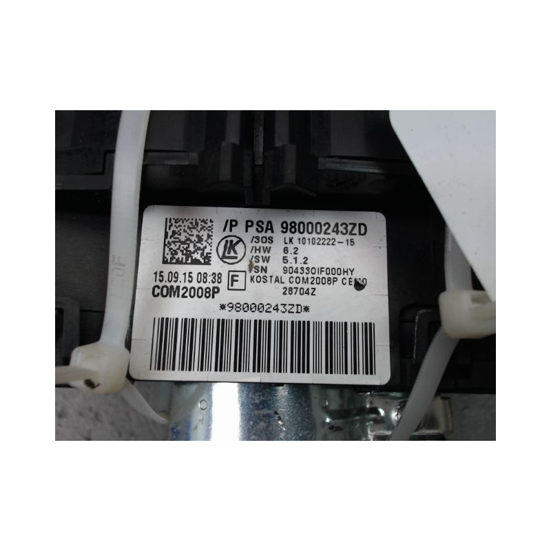 BLOC COMMODOS PEUGEOT 508 2010-
