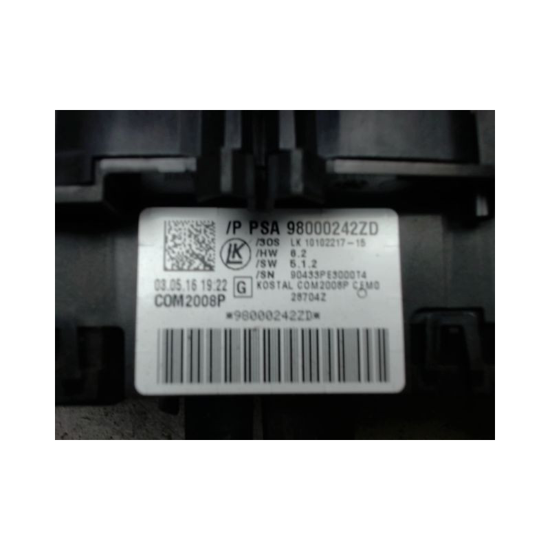 BLOC COMMODOS CITROEN C4