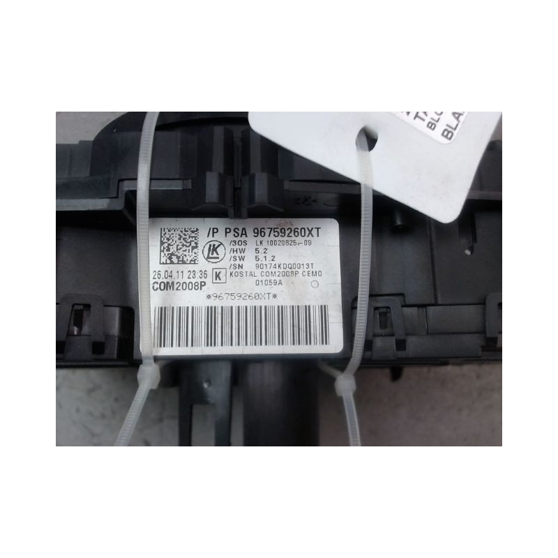 BLOC COMMODOS PEUGEOT 508 BERL. Phase 1 2011-...