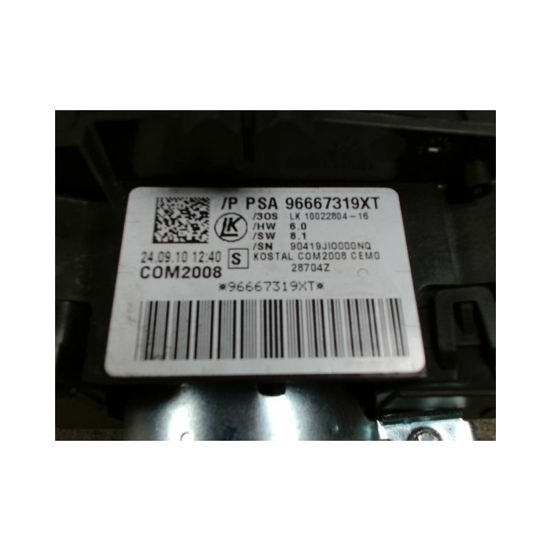 BLOC COMMODOS PEUGEOT 5008 2009-