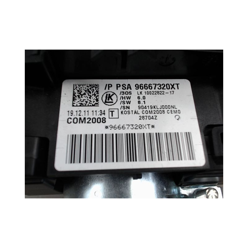 BLOC COMMODOS PEUGEOT 3008