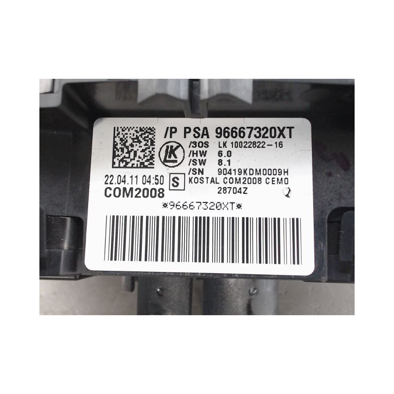 BLOC COMMODOS PEUGEOT 3008