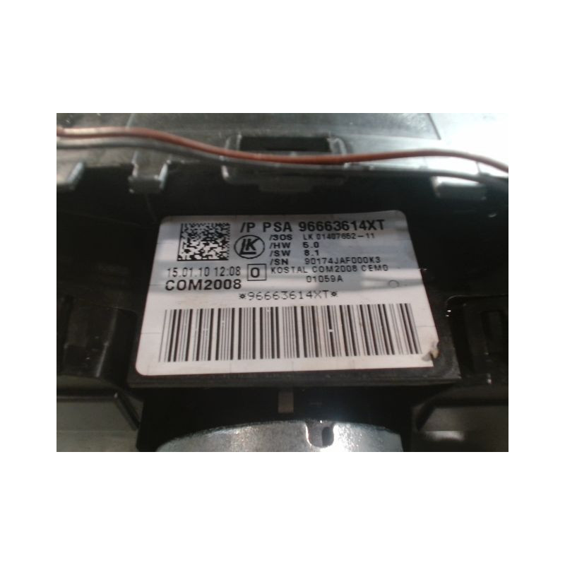 BLOC COMMODOS PEUGEOT 3008 2009-
