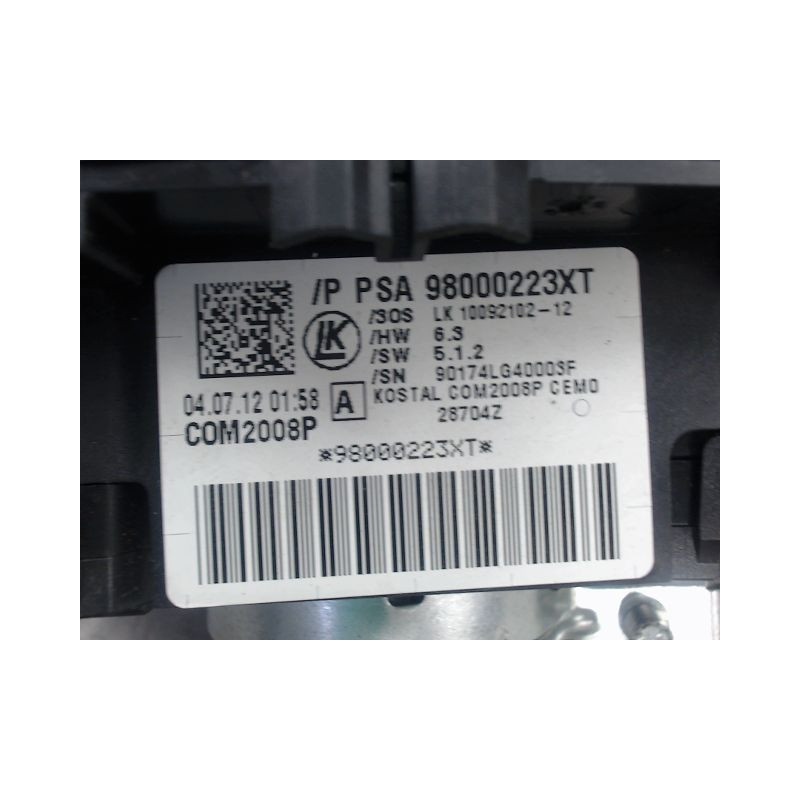 BLOC COMMODOS CITROEN C4