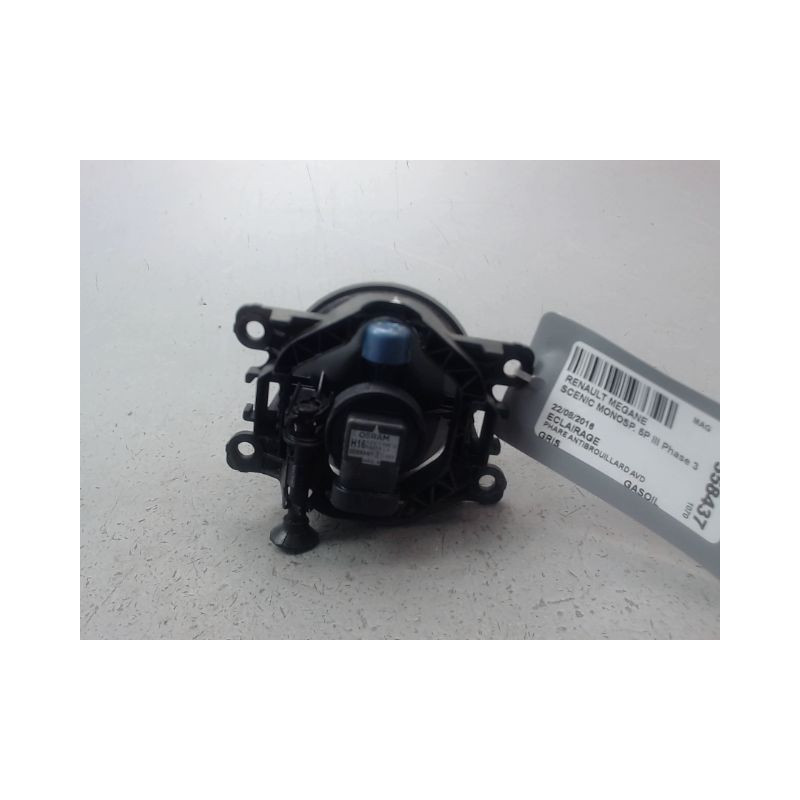 PHARE ANTIBROUILLARD AVANT DROIT RENAULT SCENIC MONOSP. III Phase 3 2013-...