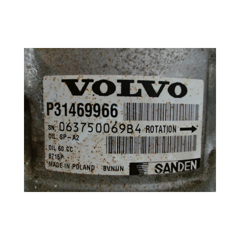 COMPRESSEUR AIR CONDITIONNE VOLVO V40
