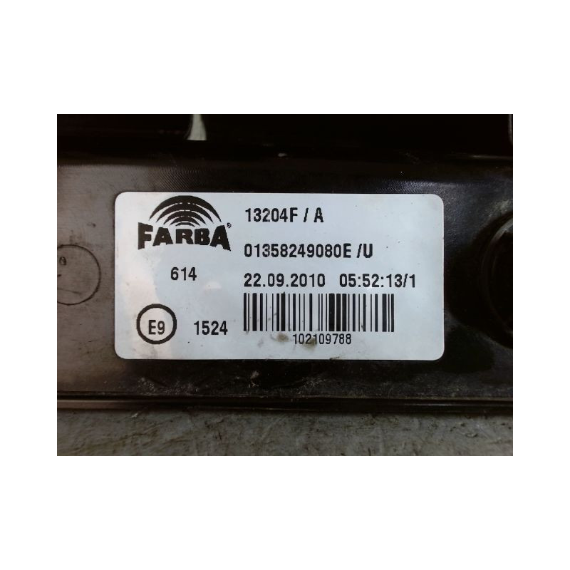 FEU ARRIERE DROIT FIAT FIORINO