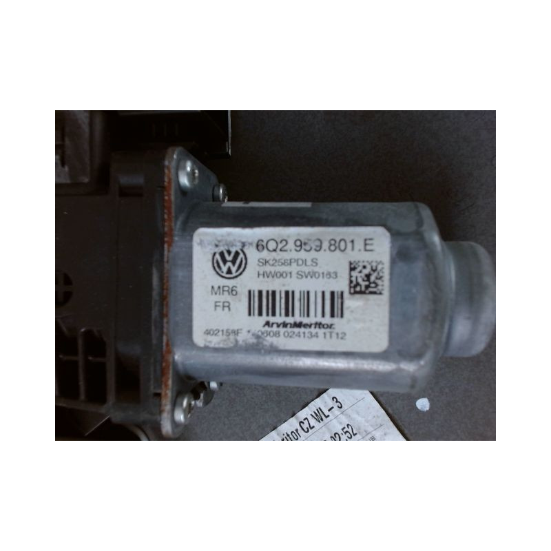 MECANISME+MOTEUR LEVE-GLACE AVANT DROIT SKODA ROOMSTER