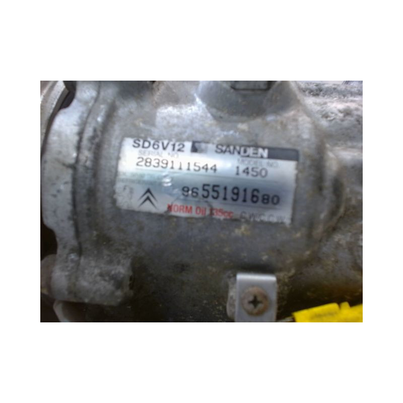 COMPRESSEUR AIR CONDITIONNE CITROEN C3