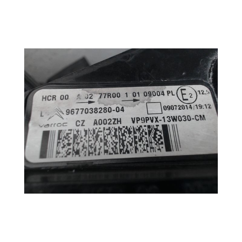 PHARE GAUCHE CITROEN C3