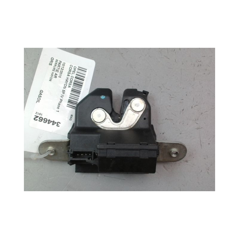 SERRURE HAYON  OPEL CORSA IV Phase 1 (D) 2006-2010