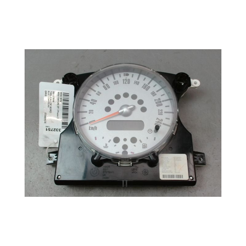 BLOC COMPTEURS MINI MINI I Phase 2 (R50/R53) 2004-2006