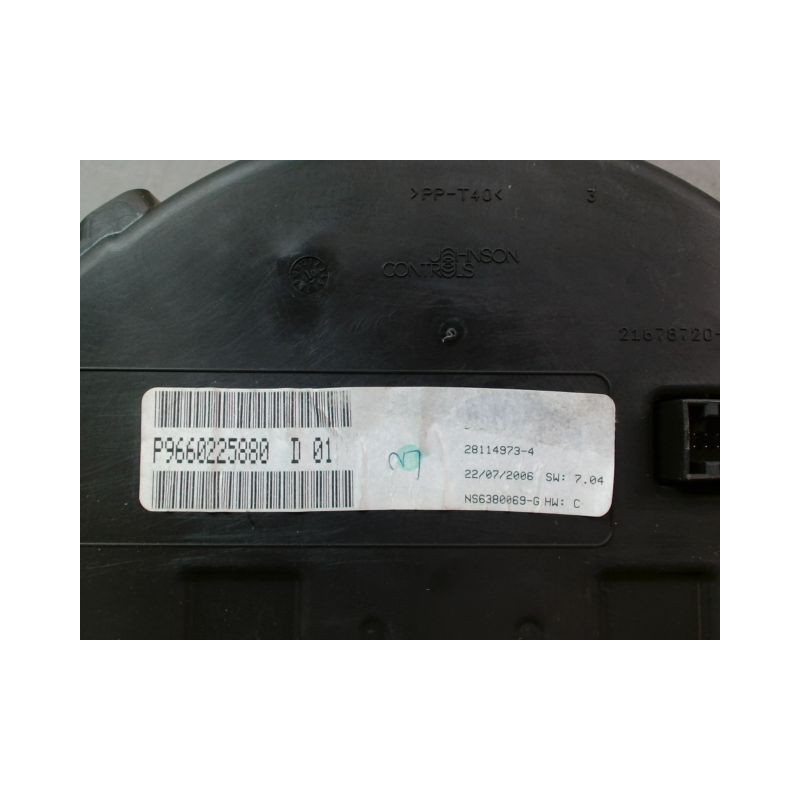 BLOC COMPTEURS CITROEN C3 I Phase 2 2005-2010