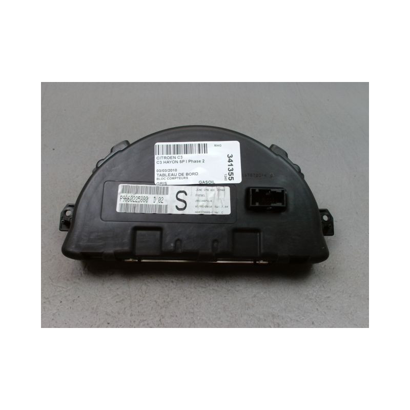 BLOC COMPTEURS CITROEN C3 I Phase 2 2005-2010