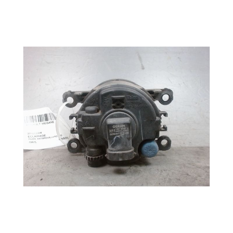 PHARE ANTIBROUILLARD AVANT DROIT RENAULT MEGANE