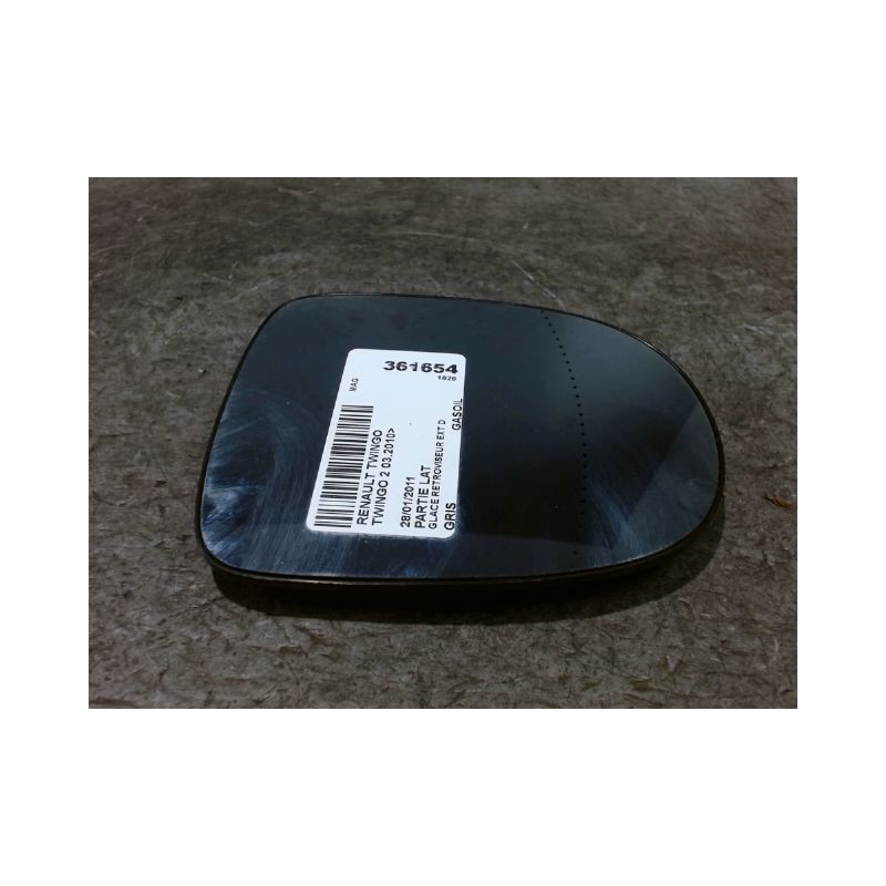 GLACE RETROVISEUR EXT D RENAULT TWINGO 2 2010-