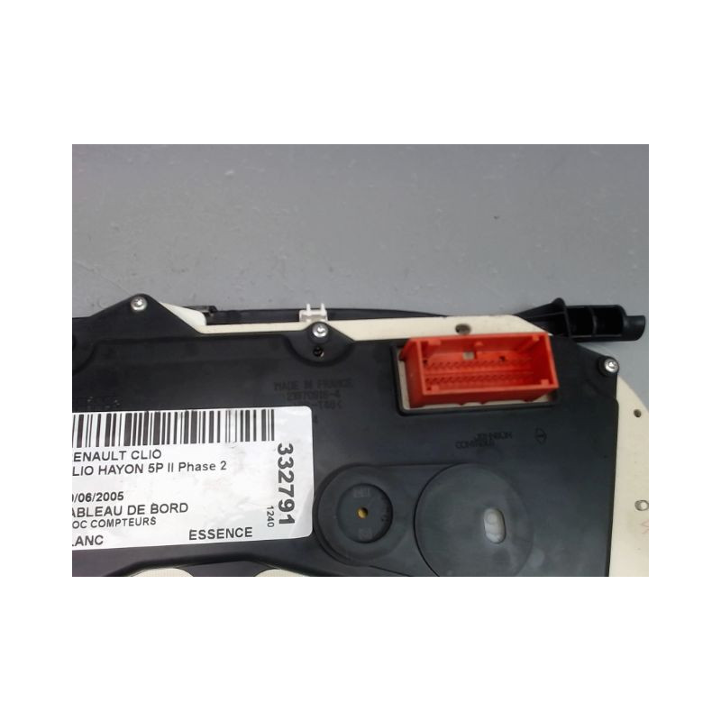 BLOC COMPTEURS RENAULT CLIO II Phase 2 2001-2006