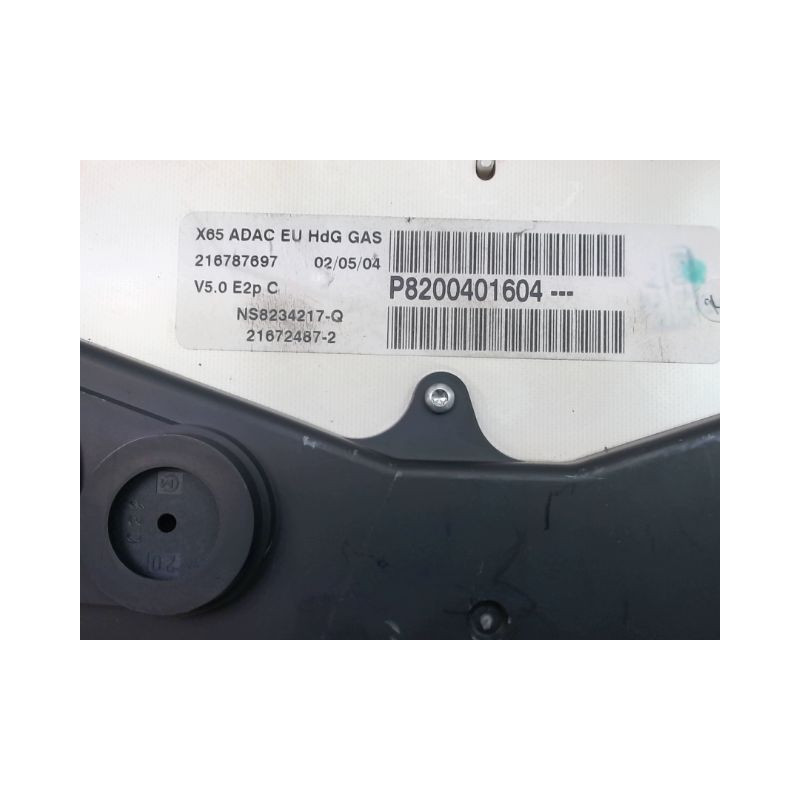 BLOC COMPTEURS RENAULT CLIO II Phase 2 2001-2006