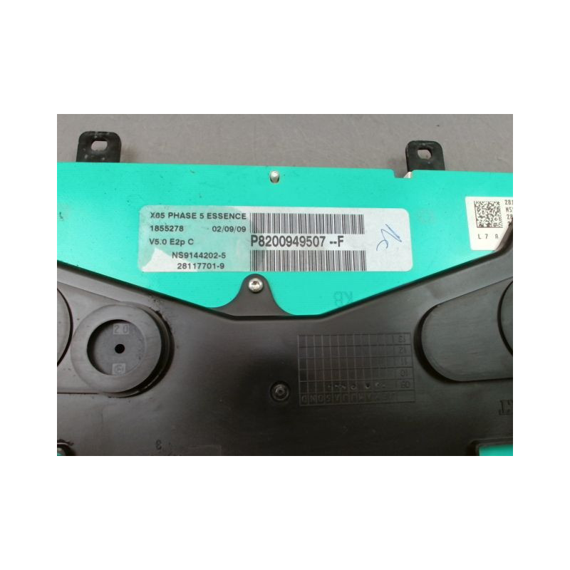 BLOC COMPTEURS RENAULT CLIO CAMPUS II Phase 2 2009-2012