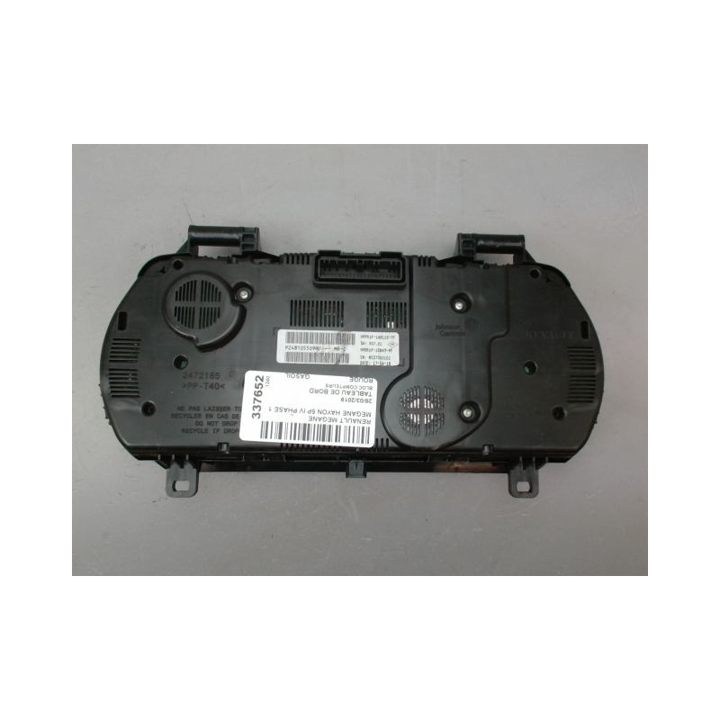 BLOC COMPTEURS RENAULT MEGANE IV PHASE 1 2015-