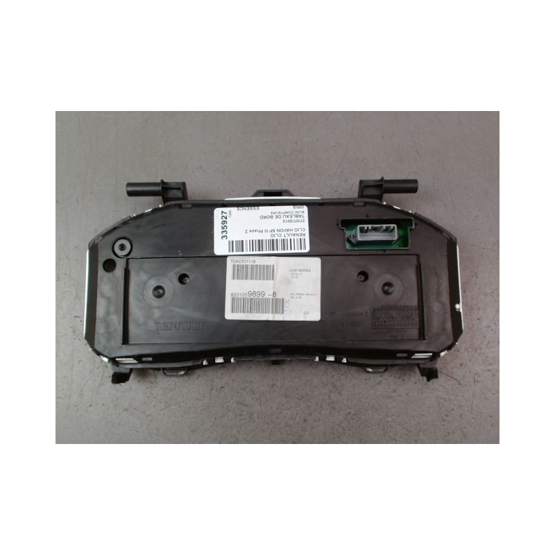 BLOC COMPTEURS RENAULT CLIO III Phase 2 2009-2014