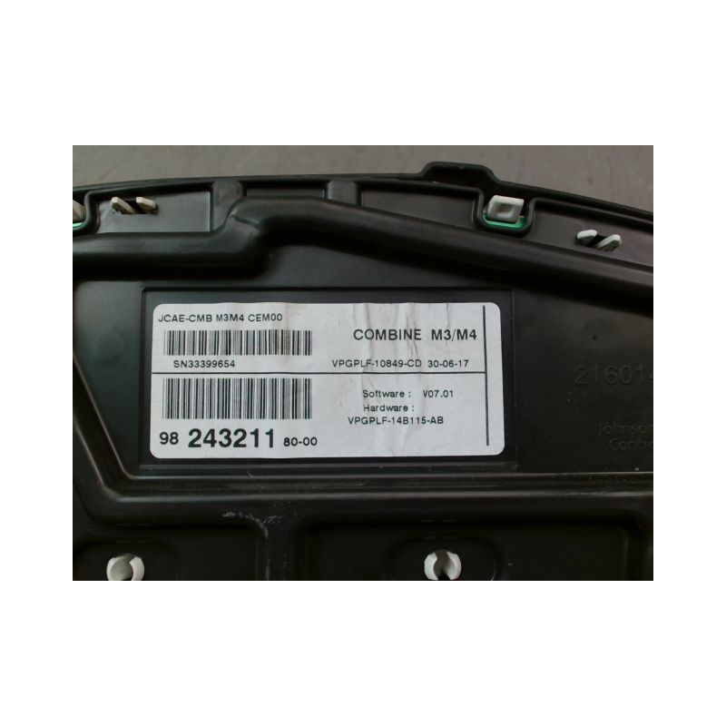 BLOC COMPTEURS CITROEN C-ELYSEE