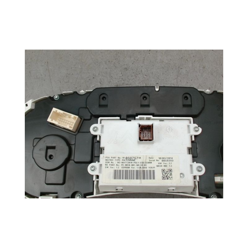 BLOC COMPTEURS PEUGEOT 508 2010-