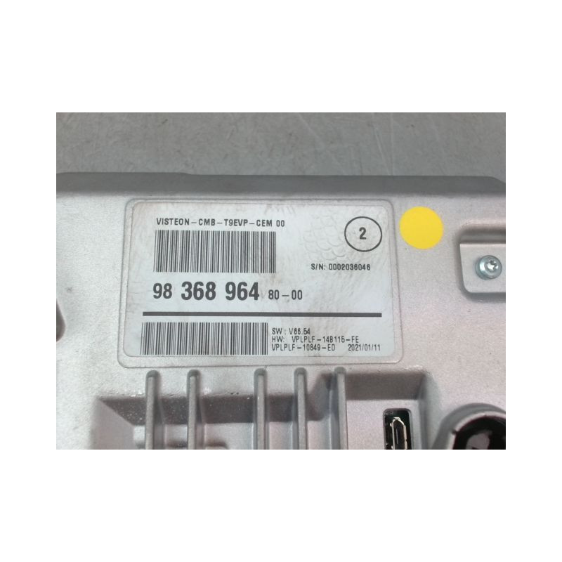 BLOC COMPTEURS PEUGEOT 308 2011-