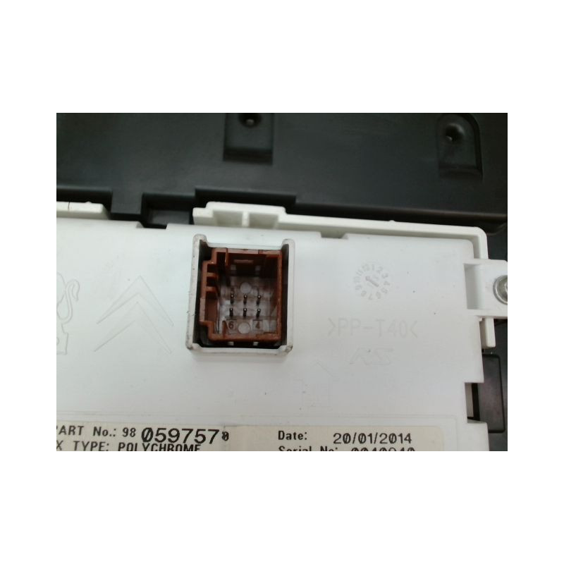 BLOC COMPTEURS PEUGEOT 508 2010-