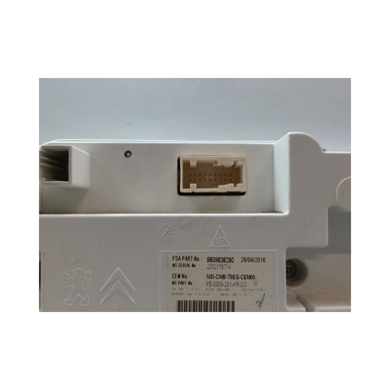 BLOC COMPTEURS PEUGEOT 308 2011-