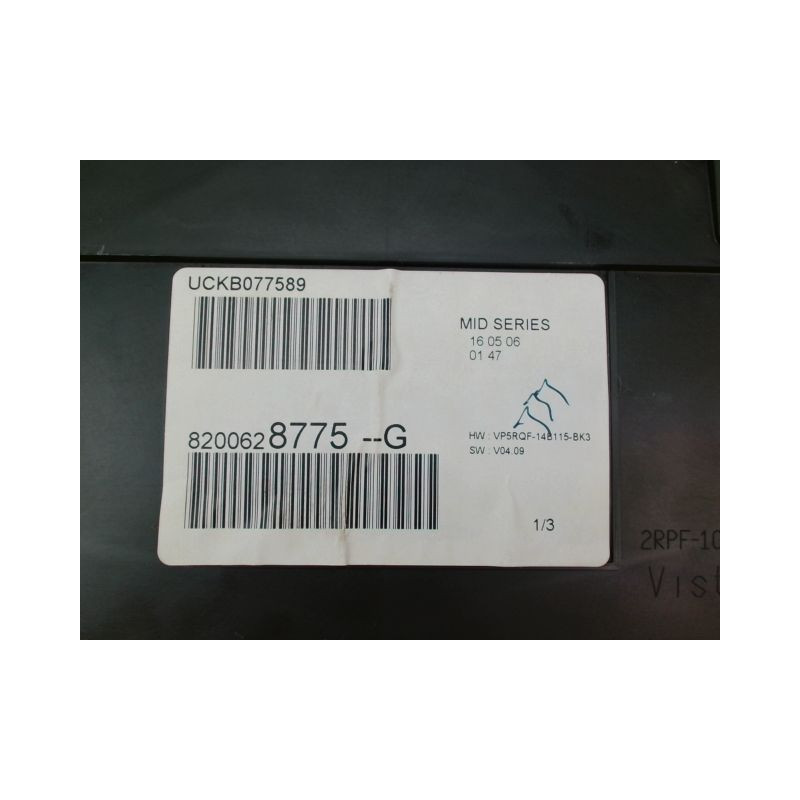 BLOC COMPTEURS RENAULT CLIO III Phase 1 2005-2009