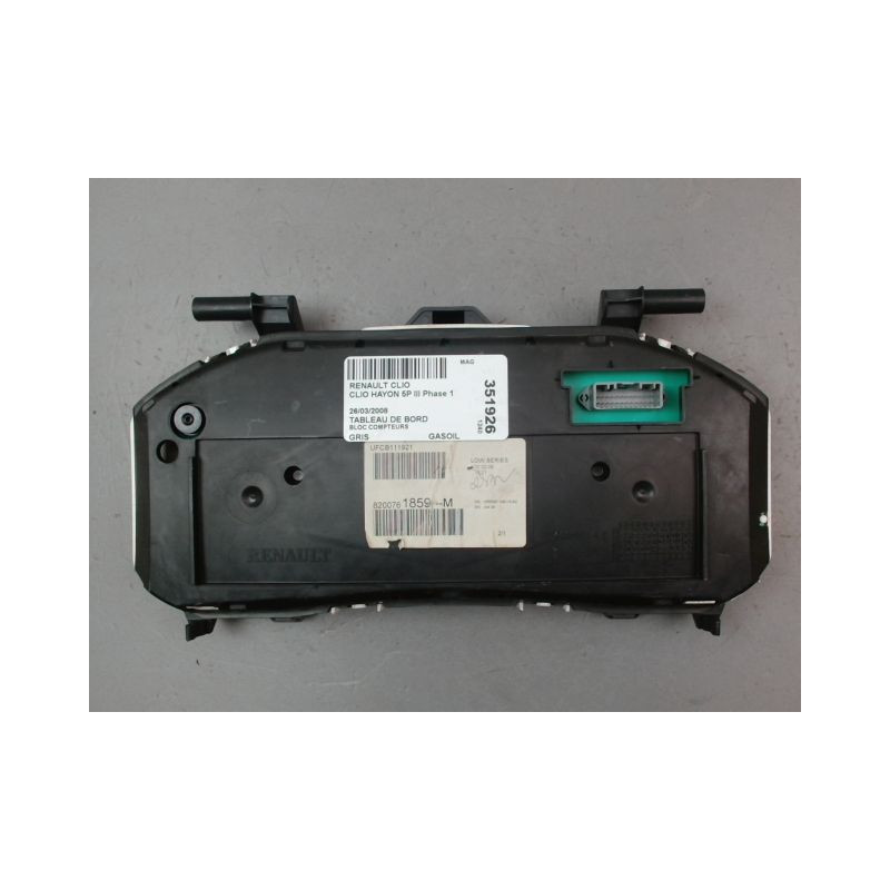 BLOC COMPTEURS RENAULT CLIO III Phase 1 2005-2009