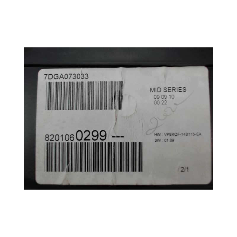 BLOC COMPTEURS RENAULT CLIO III Phase 2 2009-2014