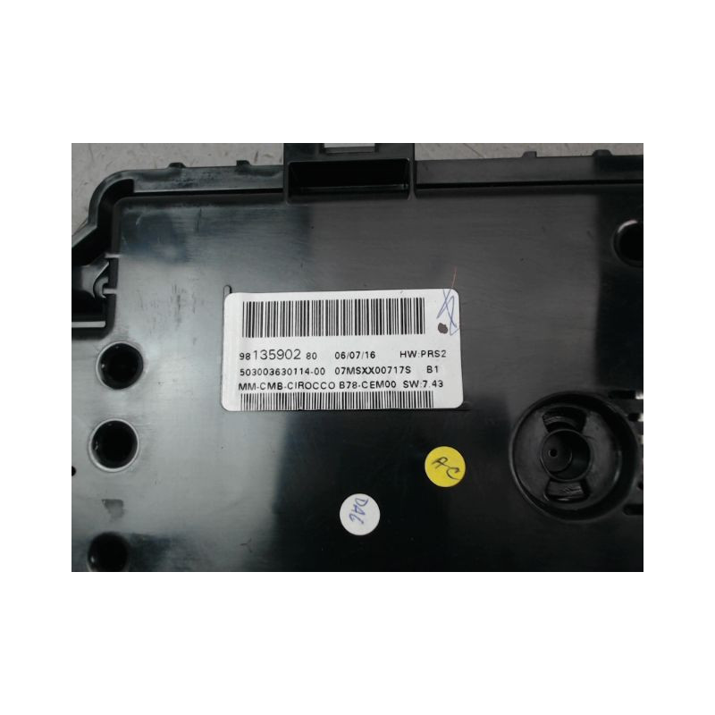 BLOC COMPTEURS CITROEN GRAND C4 PICASSO MONOSP. I LONG 2006-2013