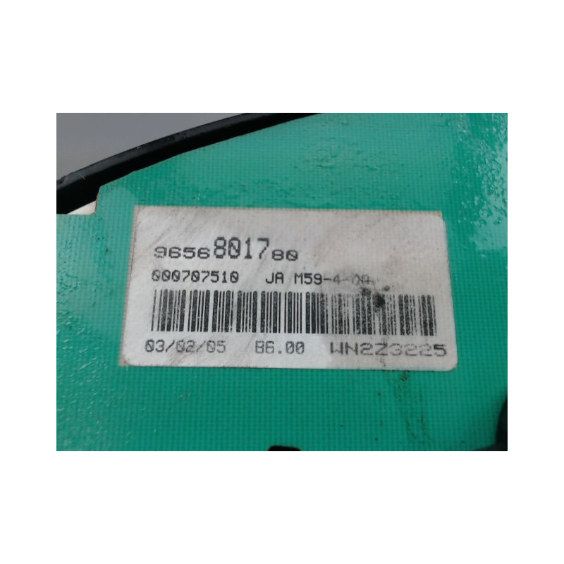 BLOC COMPTEURS CITROEN BERLINGO BREAK I Phase 2 (M59) 2002-2010